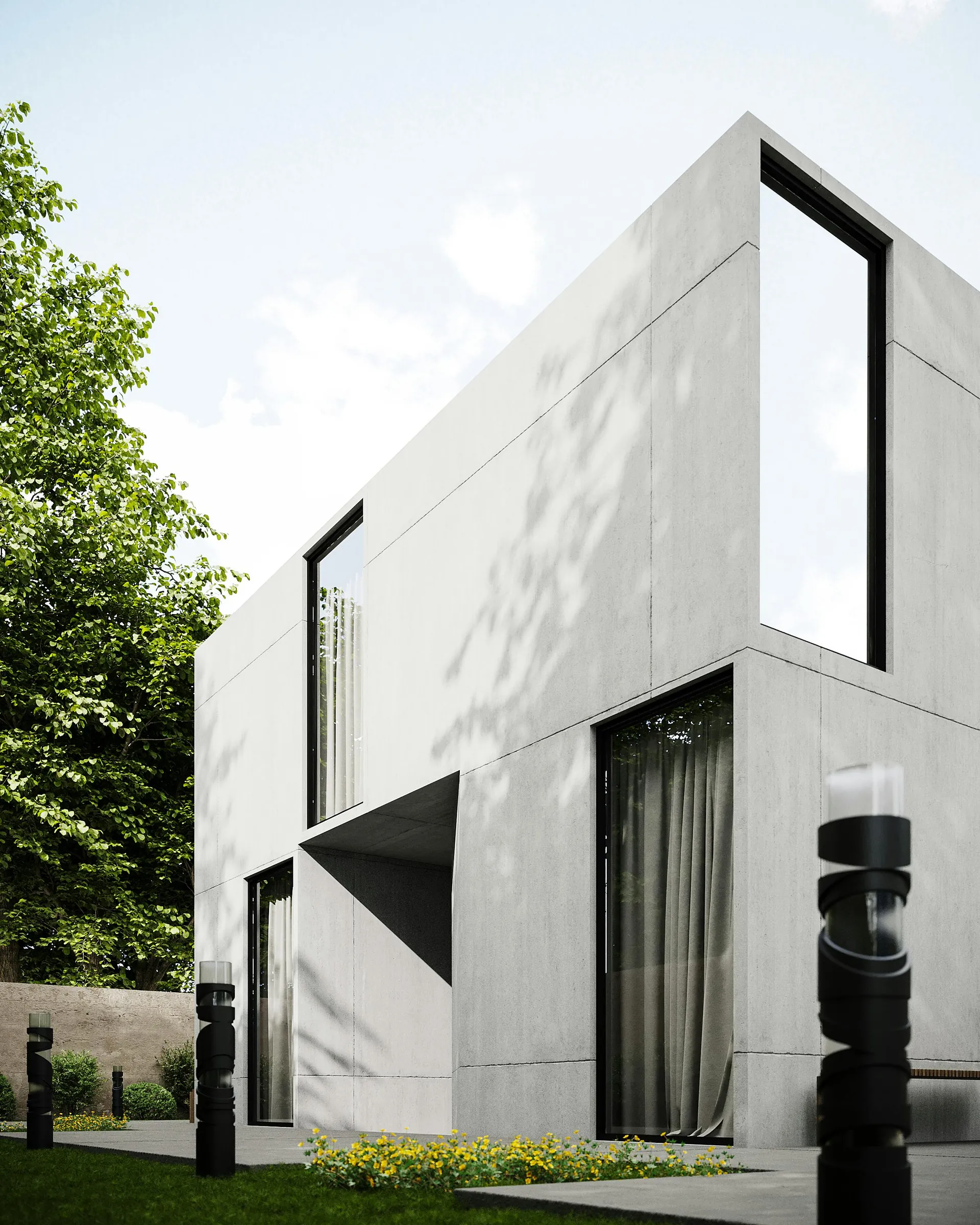 Biệt Thự Bê Tông Quận 9 — Hình 2